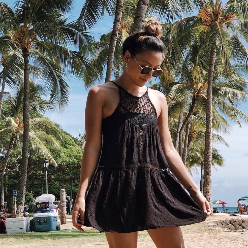 Beach Riot Black Dress